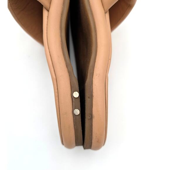 Beek Puffbird Slide Sandal Open Toe Women's Leather Tan Size US8 EU38.5 - Picture 12 of 14